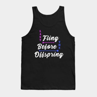 Baby Shower Couples Vacation Tank Top